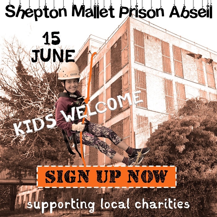 Shepton Mallet Prison Charity Abseil Fundraising Event