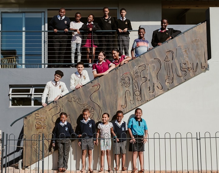 Children supported by SOS Africa's Gordon's Bay Education Centre