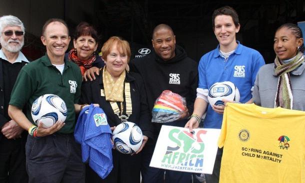 SOS Africa and Rotary Launch their 2010 South Africa World Cup Project