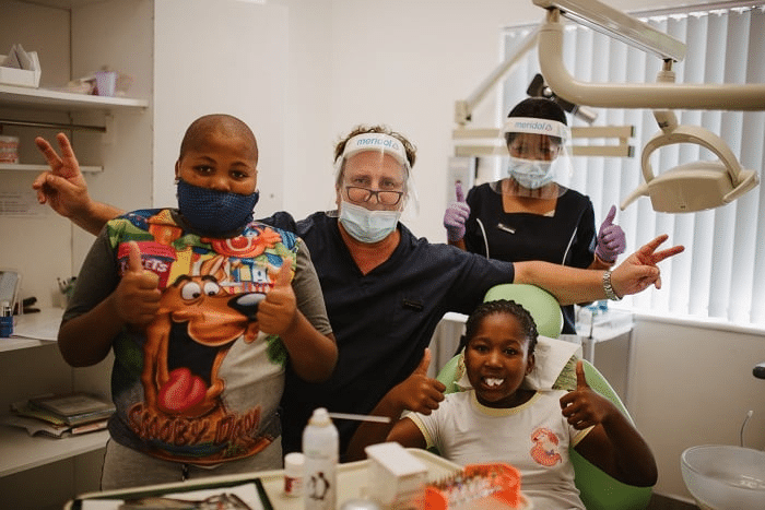 Dental Practitioner Dr Robert Young provides vital dental treatment for the SOS Africa children