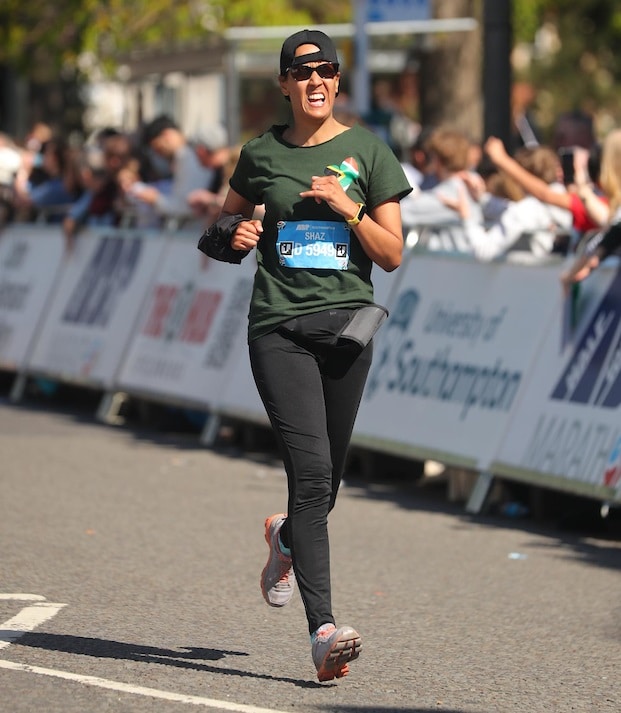 Shaz Arocho Completes the Southampton Half Marathon for SOS Africa
