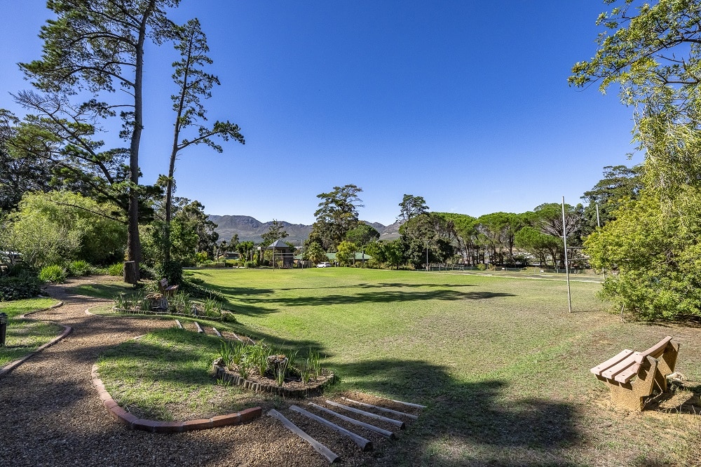 The beautiful grounds of the Dennekraal Recreation Centre in Sir Lowry's Pass Village