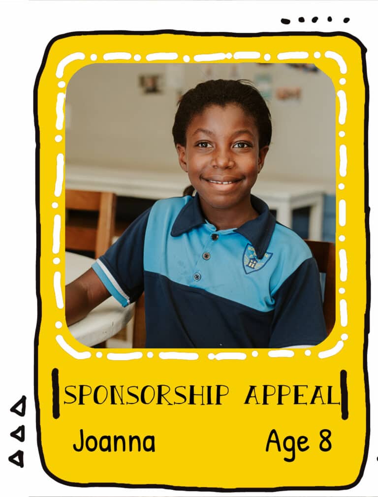 Sponsor a child in South Africa: Joanna Age 8