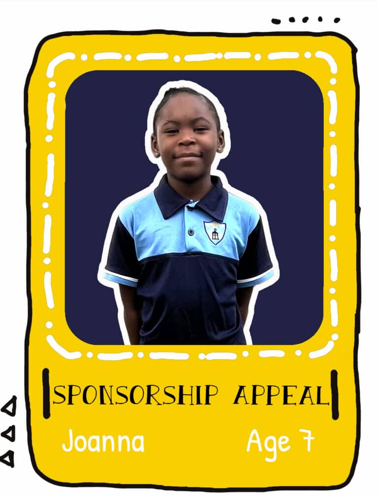 Sponsor a child in South Africa - Joanna, Age 7