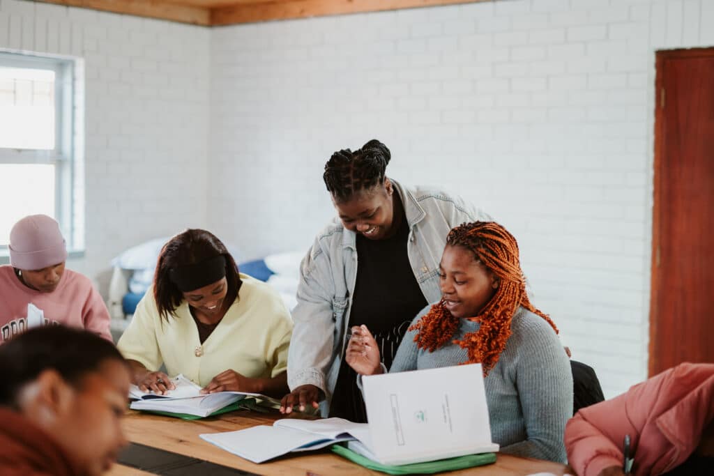 The first students enrolled at the SOS Africa Skills and Training Academy