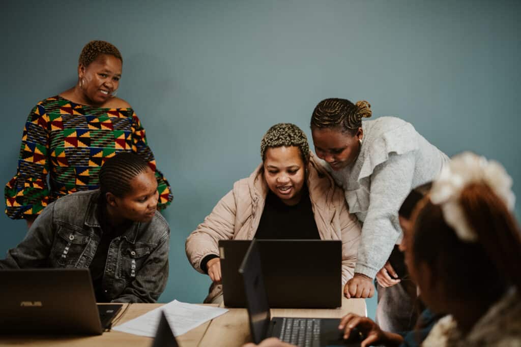 The first students enrolled at the SOS Africa Skills and Training Academy