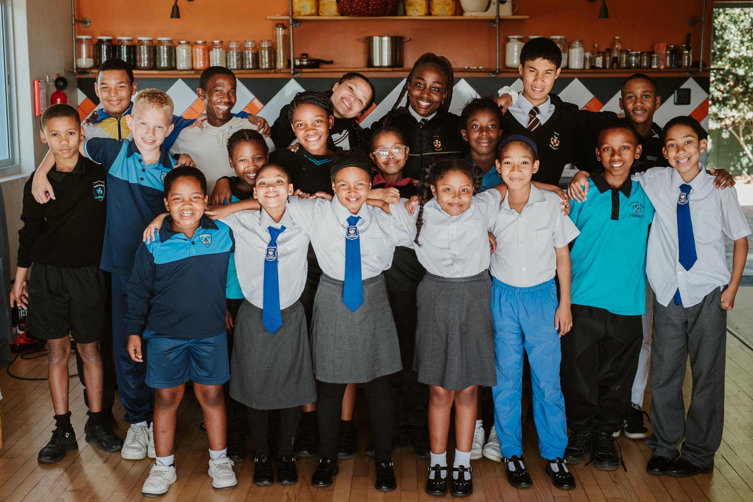 Children supported by SOS Africa's Gordon's Bay Education Centre, Cape Town.