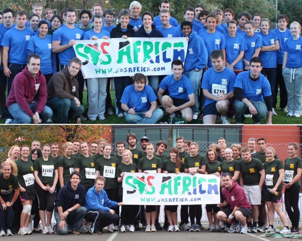 Swansea University Students raising funds for SOS Africa at Cardiff Half Marathons