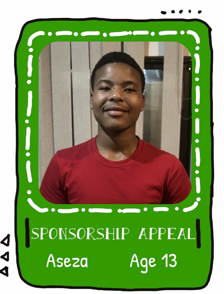 Sponsor a child in South Africa - Aseza, Age 13