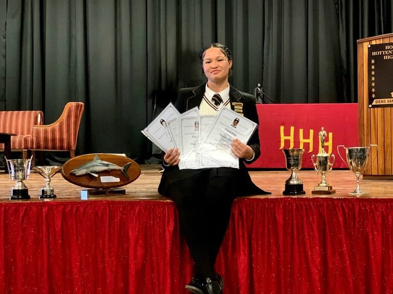 Sponsored Student Receives Top High School Awards